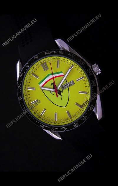 Ferrari Watches in Yellow Dial